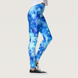 Christmas Azure Horizon Leggings