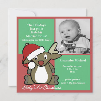 Christmas Baby Announcement