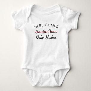 Christmas Baby Announcement Bodysuit