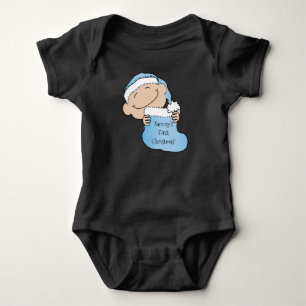 Christmas Baby Boy "First Christmas" Bodysuit