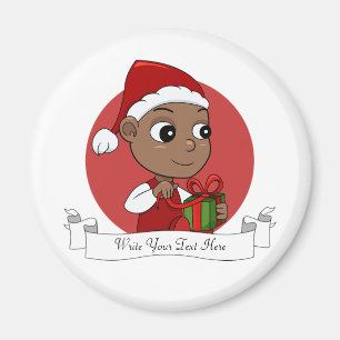 Christmas baby cartoon magnet