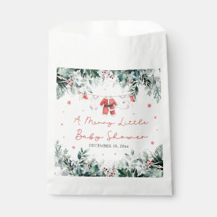 Christmas Baby Clothes A Merry Little Baby Shower Favour Bag