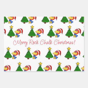 Christmas Baby jay Wrapping Paper Sheet