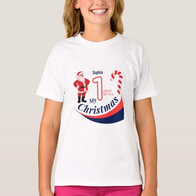  Christmas Baby "My 1st Christmas" T-Shirt (Front)