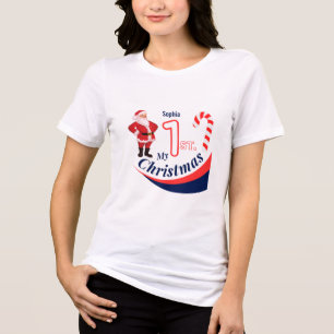 Christmas Baby "My 1st Christmas" Tri-Blend Shirt