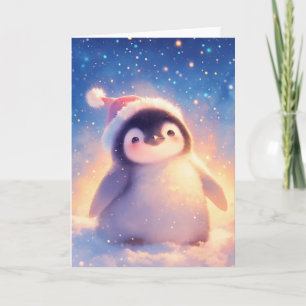Christmas Baby Penguin Card