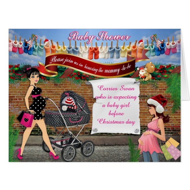 Christmas Baby Shower (Front Horizontal)