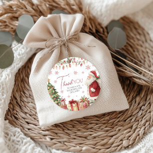 Christmas Baby Shower Favor Tag