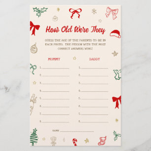 Christmas Baby Shower How OId Were They Game