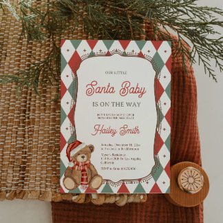 Christmas Baby Shower Invitation