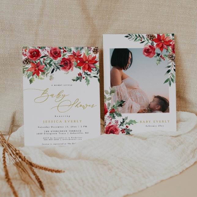Christmas Baby Shower Invitation (Creator Uploaded)
