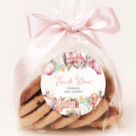 Christmas Baby Shower Pink Thank You Favour Classic Round Sticker<br><div class="desc">Sprinkle some festive cheer with our Adorable Watercolor Christmas Baby Shower Thank You Favours - Round Stickers! The perfect touch for your holiday-themed baby shower. Exude warmth and gratitude with these rich watercolor hues. A heartwarming way to say 'Thanks' that won't be forgotten!</div>