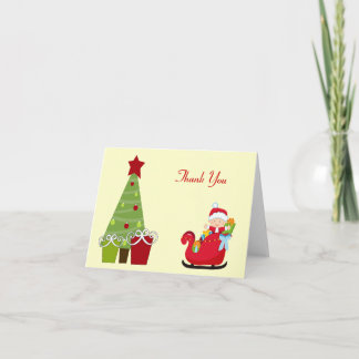 Christmas Baby Shower Thank You Notes