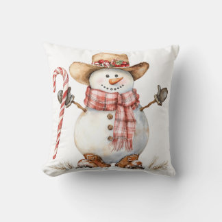 Christmas Baby Suit Throw Pillow