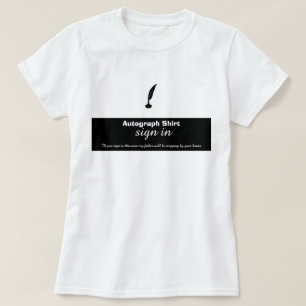 CHRISTMAS Back to School AUTOGRAPH SHIRT 