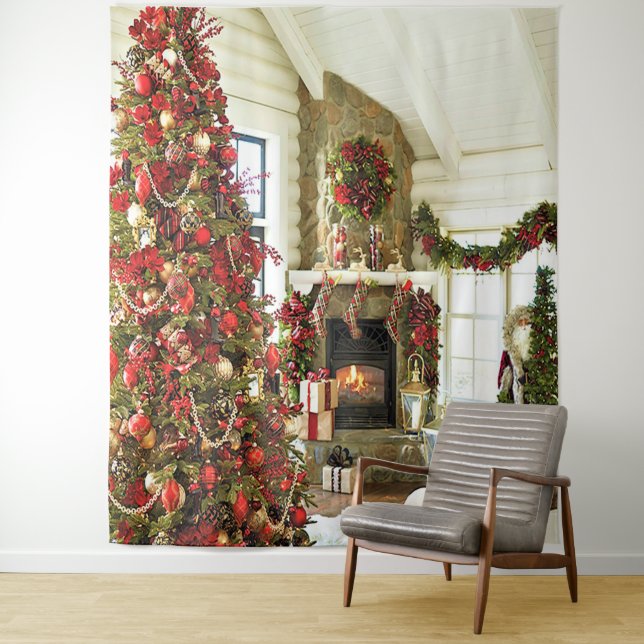 Christmas Backdrop Tapestry (In Situ)