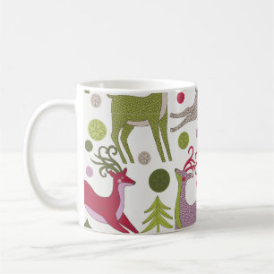Christmas Background: Festive Season Design Coffee Mug