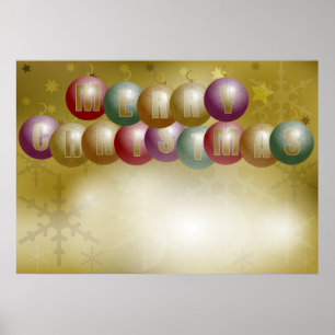 Christmas Background Poster