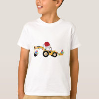 Christmas Backhoe Construction Truck 