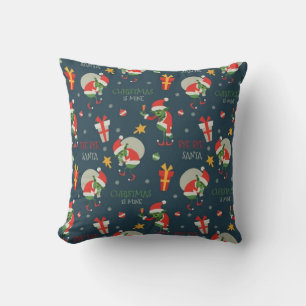 Christmas Bad Elf Throw Pillow