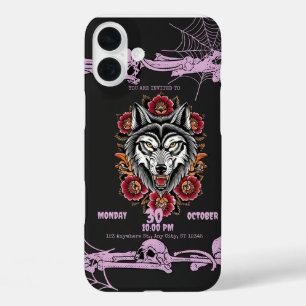 Christmas badge iPhone 16 plus case