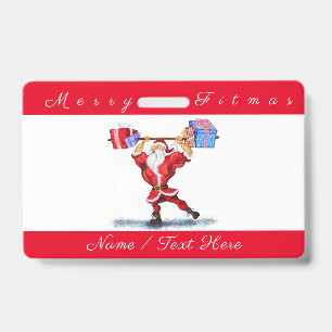 Christmas Badge Personalized