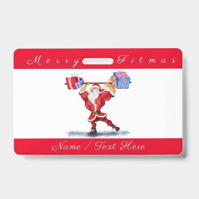 Christmas Badge Personalized (Front)