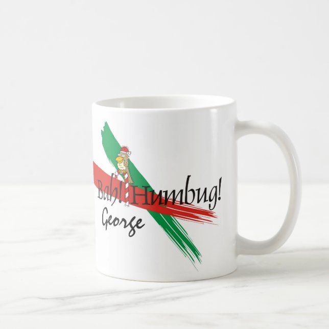 Christmas Bah! Humbug! Coffee Mug (Right)
