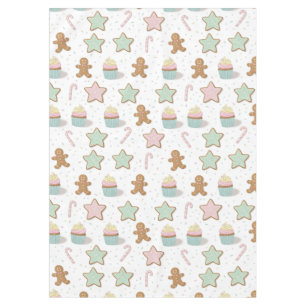Christmas Bakery Treats Pattern Tablecloth