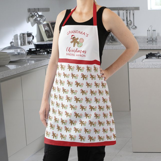 Christmas Baking Apron Gingerbread Man Cookie (Creator Uploaded)