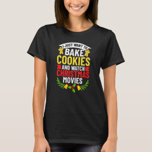 Christmas Baking Cookies Holiday Baker Gingerbread T-Shirt