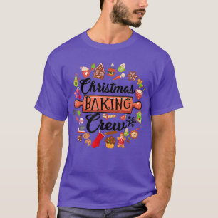Christmas Baking Crew Funny Pyjamas Family Xmas T-Shirt