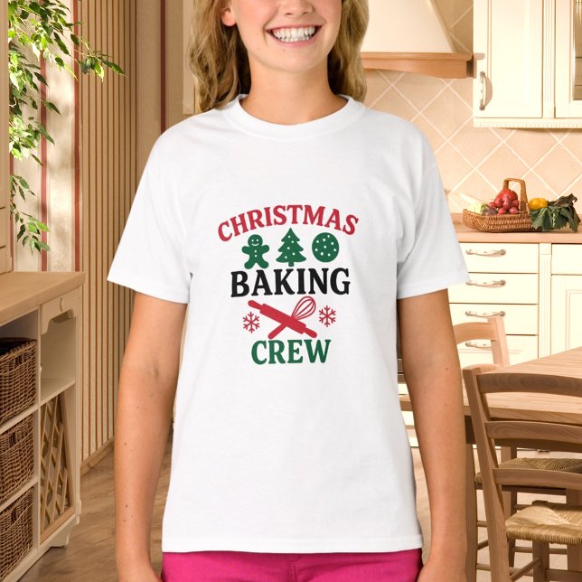 Christmas Baking Crew girl T-Shirt (Creator Uploaded)