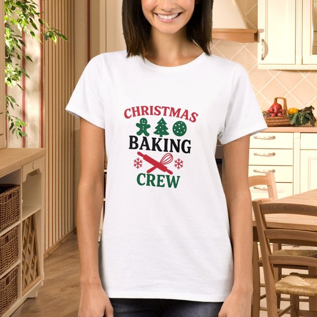 Christmas Baking Crew Mom  T-Shirt (Creator Uploaded)