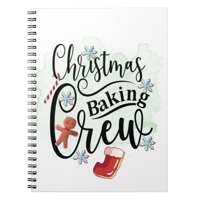 Christmas Baking Crew Notebook (Front)
