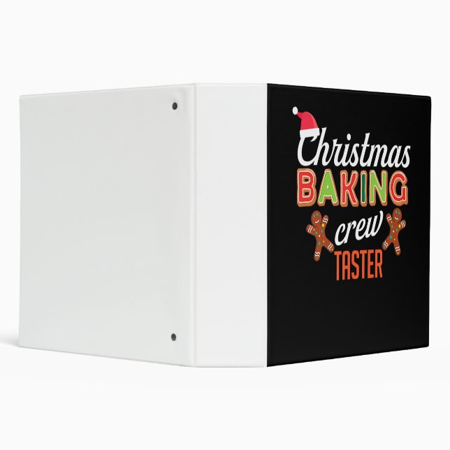 Christmas baking crew taster | holiday bake Gift Binder (Background)