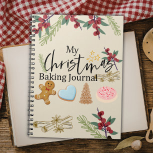 Christmas Baking Journal Holiday Baking Recipe