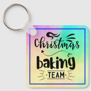 Christmas Baking Team Keychain