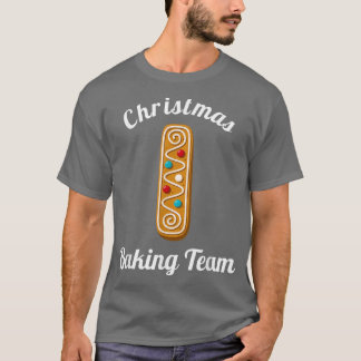 Christmas Baking Team Letter I Holiday Matching Fa T-Shirt