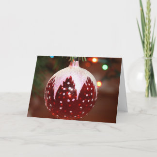 Christmas Ball Holiday Card