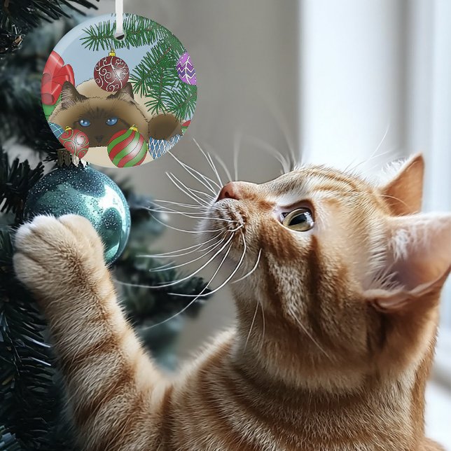 Christmas Ball Ornament Cat (Creator Uploaded)