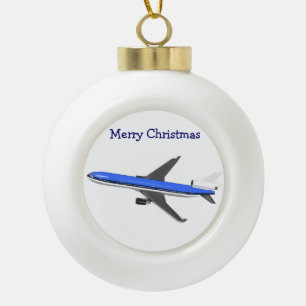 Christmas Ball Ornaments - Airplane