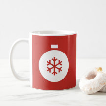 Christmas Ball Red Coffee Mug
