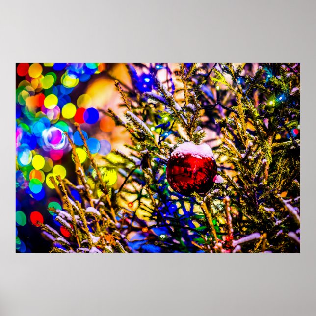 Christmas Ball Red Poster (Front)