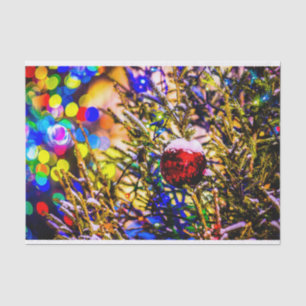 Christmas Ball Red Tissue Paper