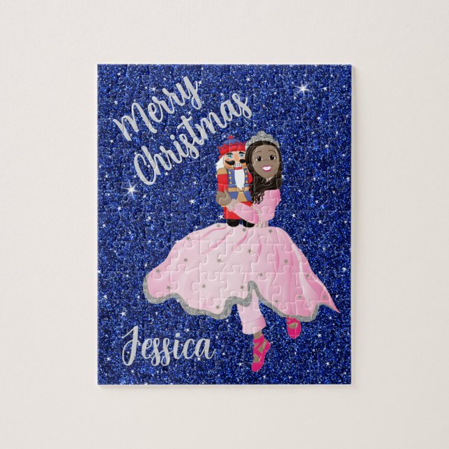 Christmas Ballet Nutcracker Black Hair Jigsaw Puzzle (Vertical)