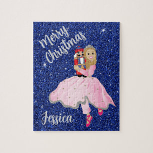 Christmas Ballet Nutcracker Blonde Hair Jigsaw Puzzle