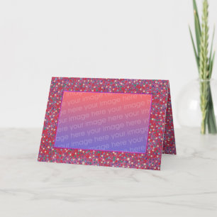 Christmas Balls Frame Add Photo greeting cards