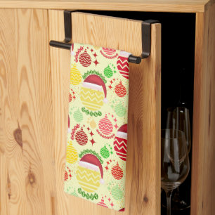 Christmas Balls Fun Festive Christmas Kitchen Towel