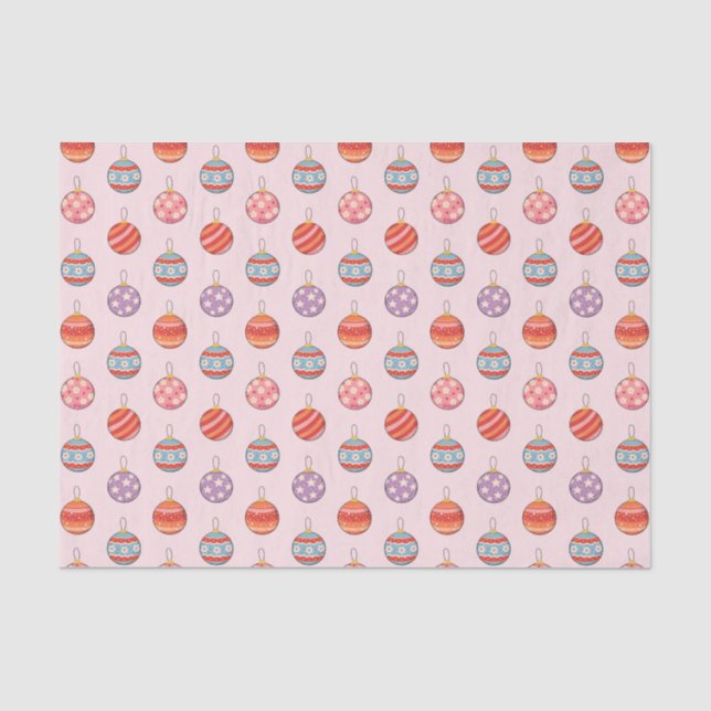 Christmas Balls Tissue Paper (Front)